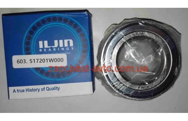 Подшипник передней ступицы Accent 11-, I20, Rio 12-,ILJIN 72*38*37/ 51720-1W000, IJ111016
