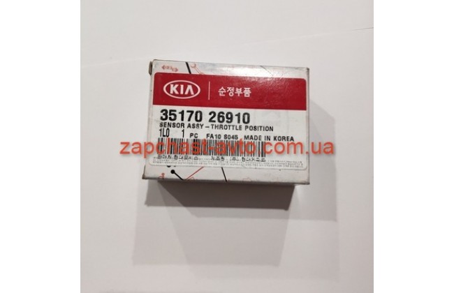 Датчик дроссельной заслонки Elantra, Ceed, I30, Soul Mobis 35170-26910 Датчик дроссельной заслонки Elantra, Ceed, I30, Soul Mobis 35170-26910