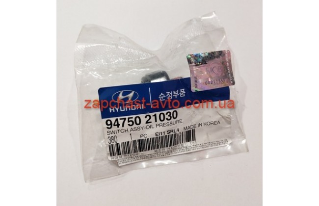 Датчик давления масла Kia Hyundai Mobis 94750-21030 Датчик давления масла Kia Hyundai Mobis 94750-21030