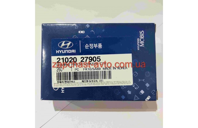 Вкладыши коренные STD все 2,0-2,2D Mobis 21020-27905