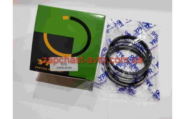 Кольца поршневые Accent, Getz, Cerato, Elantra 1.6 STD YPR 23040-26170