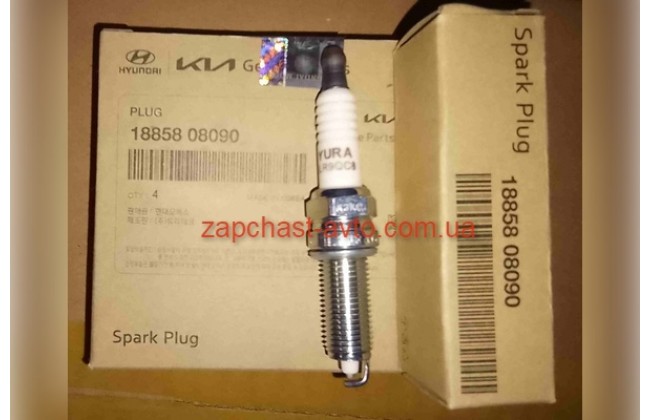 Свечи зажигания Hyundai Kia Mobis(Yura) 18858-08090, ELR9QC8