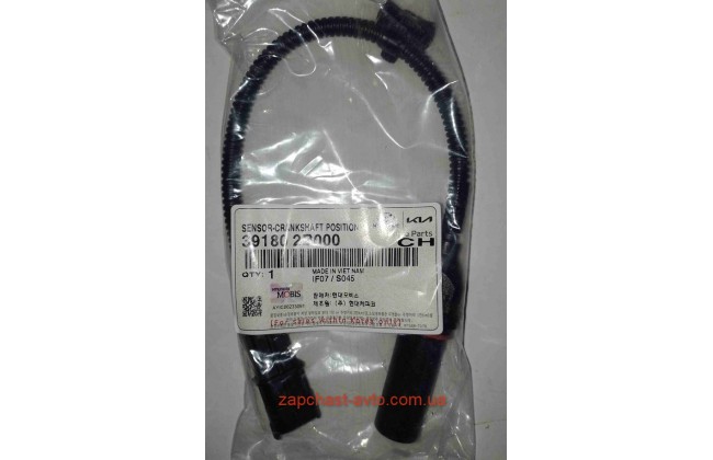 Датчик положения коленвала Accent 11-, Elantra 06- 1.4-1.6 Mobis 39180-2B000