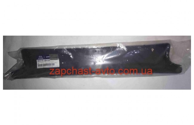 Накладка под номер Santa Fe 06-, Mobis 86519-2B030