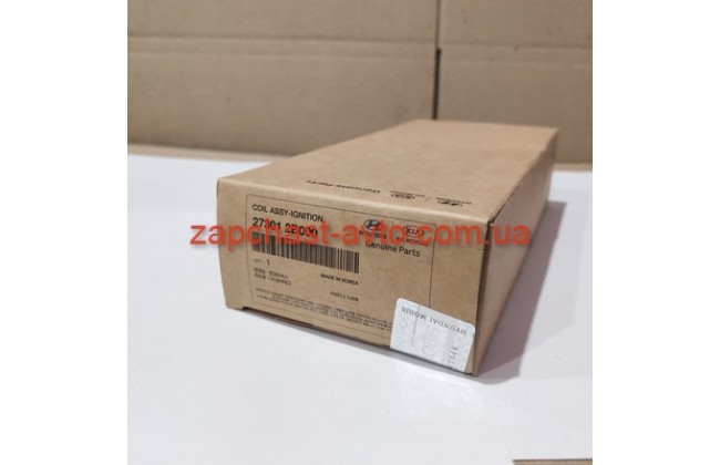 Катушка зажигания Cerato, Elantra , Ceed Mobis 27301-2B000 Катушка зажигания Cerato, Elantra , Ceed Mobis 27301-2B000