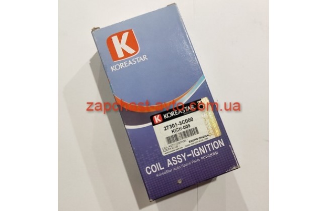 Катушка зажигания Santa Fe, Sorento, Sonata 2.4-3.3 KS 27301-3C000 Катушка зажигания Santa Fe, Sorento, Sonata 2.4-3.3 KS 27301-3C000