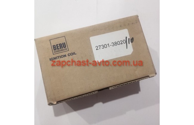 Катушка зажигания Sonata, Santa FE Beru 27301-38020 Катушка зажигания Sonata, Santa FE Beru 27301-38020