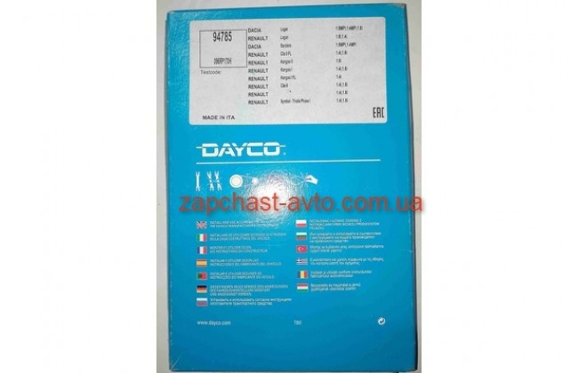 Ремень ГРМ Logan 1,4-1,6 8кл Dayko 096RP170H, 94785