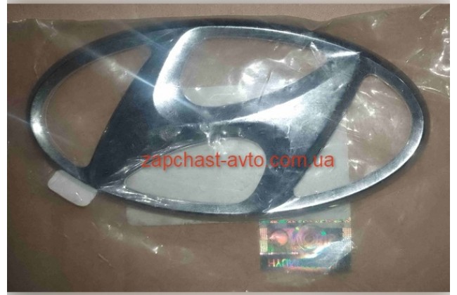 Эмблема крышки багажника " H" Elantra 07- Mobis 86300-2H000