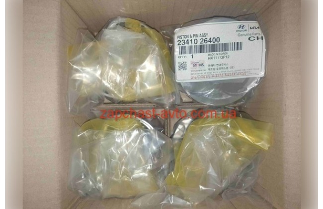 Поршни STD Accent 06-, Rio 05-, Getz 06- Mobis+ пальцы 23410-26400